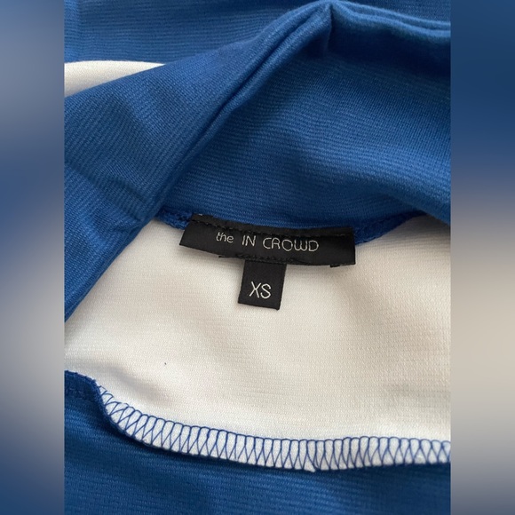 Bold Blue and White Striped Mini Skirt PacSun NWT - Picture 4 of 4